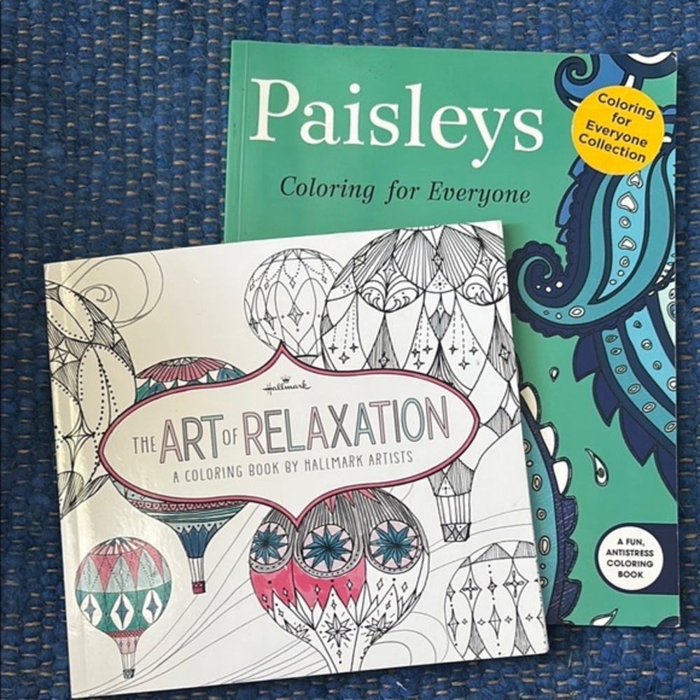 Coloring Books Set - Paisleys and Art of Relaxation